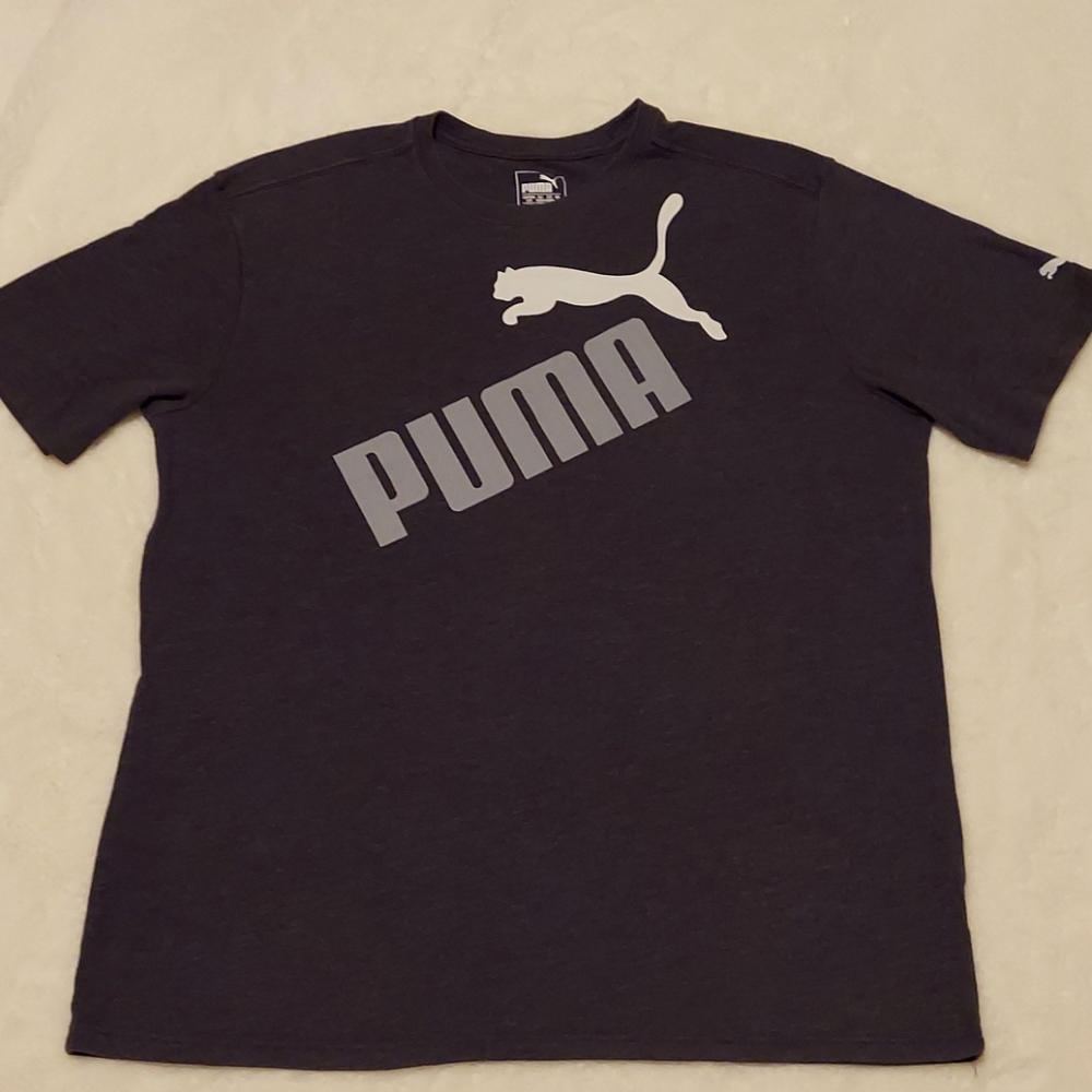 Men's Puma Gray Tee Size L